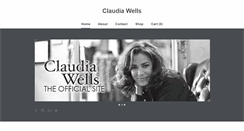Desktop Screenshot of claudiawells.com